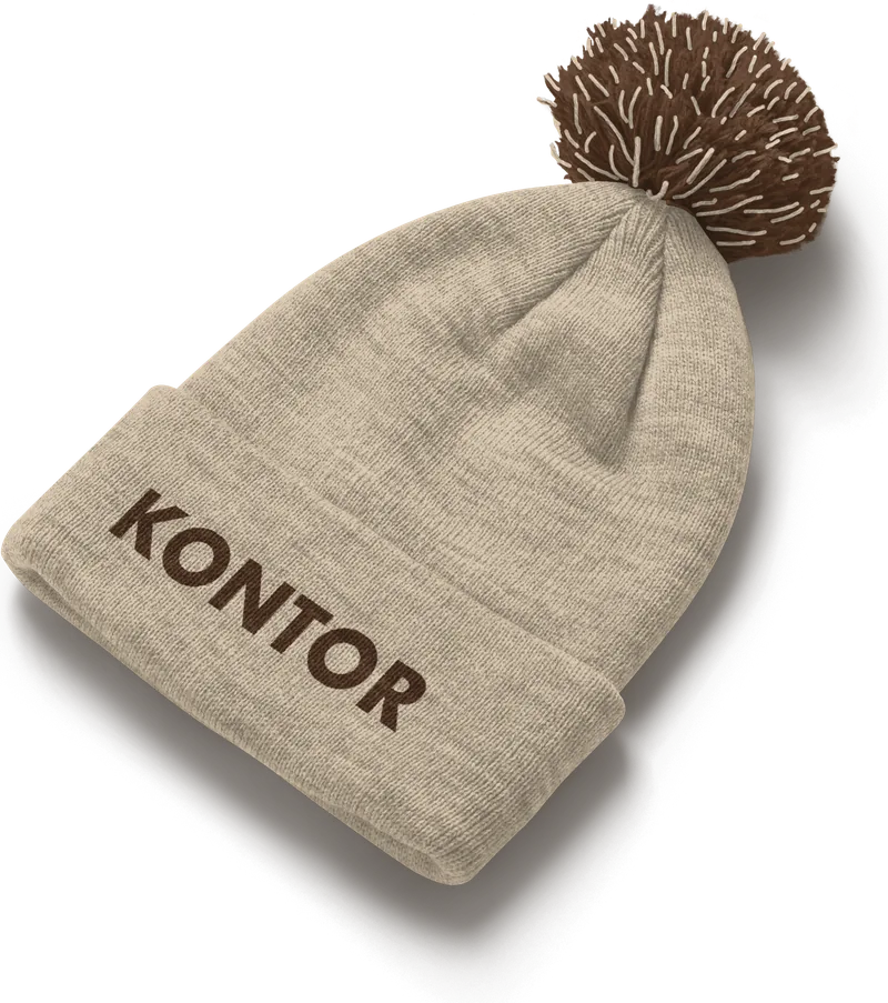 Beispiel-Beanie: Beanies mit Firmenlogo