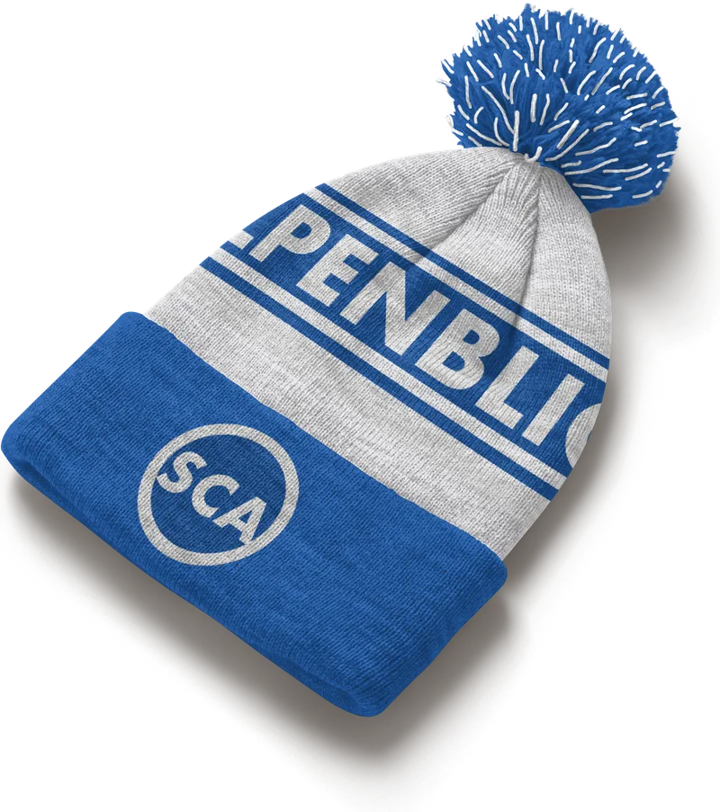 Beispiel-Beanie: Skiclub-Mützen